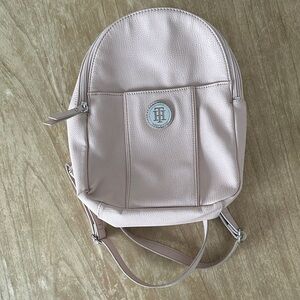 Tommy Hilfiger Light Pink Mini Backpack Handbag